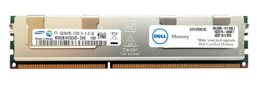 Memoria RAM 1x 8GB DELL PowerEdge & Precision Workstation DDR3 1333MHz ECC REGISTERED DIMM | M393B1K70CHD-CH9