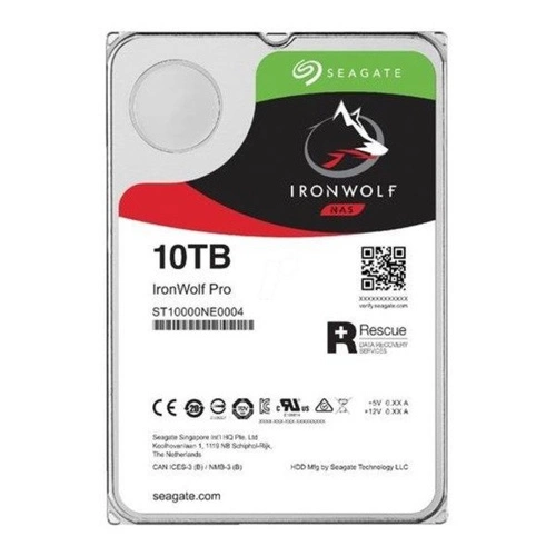 Disco rigido Seagate IronWolf PRO 3.5'' HDD 10TB 7200RPM SATA 6Gb/s 256MB | ST10000NE0008