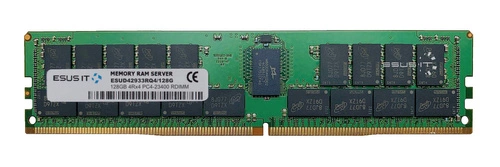 Memoria RAM 1x 128GB ESUS IT ECC REGISTERED DDR4 4Rx4 2933MHz PC4-23400 RDIMM | ESUD42933RQ4/128G