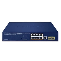 Interruttore Planet GS-4210-8P2S 8x 1Gb 2x SFP 140 W PoE+