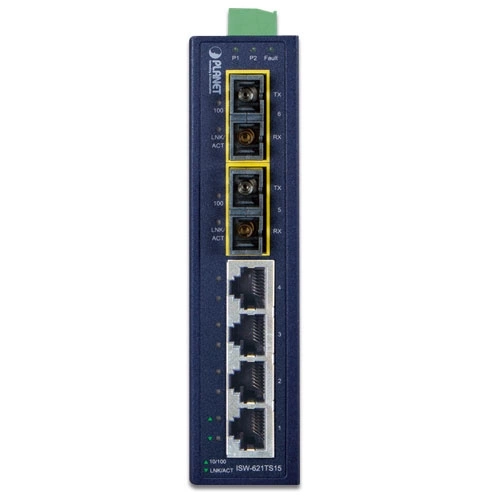 Interruttore Planet ISW-621 4x 100Mb 2x 100Mbps SFP