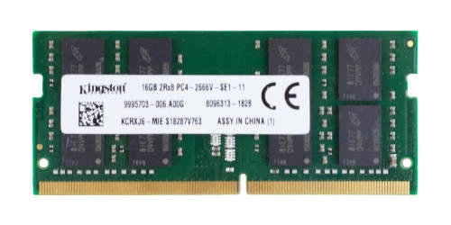 Memoria RAM 1x 16GB Kingston SO-DIMM DDR4 2666MHz PC4-21300 | KCRXJ6-MIE