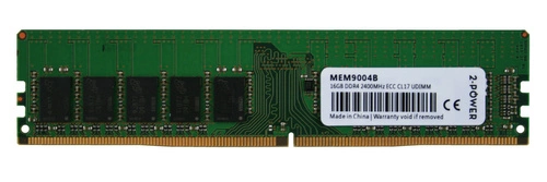 Memoria RAM 1x 16GB 2-POWER ECC UNBUFFERED DDR4 2Rx8 2400MHz PC4-19200 UDIMM | MEM9004B