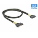 Delock Extension Cavo U.2 SFF-8639 male > U.2 SFF-8639 female 1m | 84518