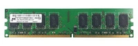 Memoria RAM 1x 2GB Micron NON-ECC UNBUFFERED DDR2 800MHz PC2-6400 UDIMM | MT16HTF25664AY-800