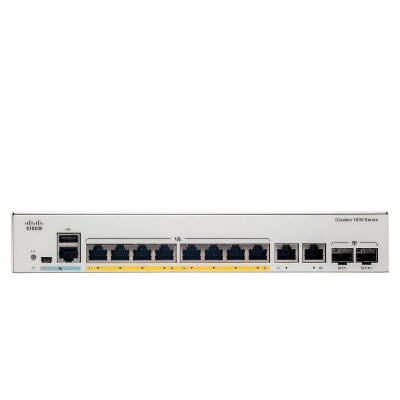 Switch Cisco Catalyst C1000-8P-E-2G-L 8x 1Gb 2x SFP 67 W PoE+