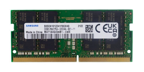 Memoria RAM 1x 32GB Samsung SO-DIMM DDR4 3200MHz PC4-25600 | M471A4G43AB1-CWE