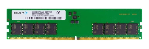 Memoria RAM 1x 16 GB ESUS IT NON-ECC UNBUFFERED DDR5 4800MHz PC5-38400 UDIMM | ESUD54800US8/16G