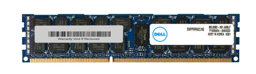 Memoria RAM 1x 8GB DELL PowerEdge & Precision Workstation DDR3 1333MHz ECC REGISTERED DIMM | DELL P/N: SNPP9RN2C/8G | A6996808