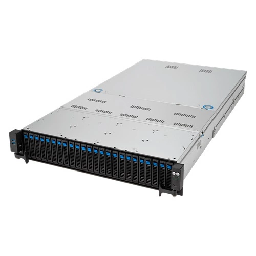 Piattaforma server ASUS 2U RS720A-E12-RS24/10G/2.6kW/16NVMe 90SF02E1-M00710 AMD x 2 DDR5 x 24 24 x 2.5" SATA/SAS/NVME PSU 1+1