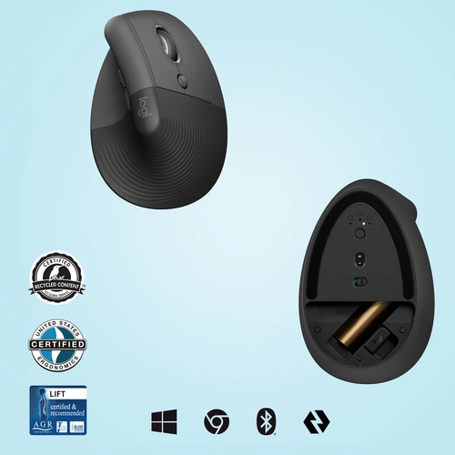 Senza fili topo Logitech Lift 910-006473