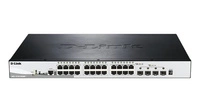 Interruttore D-Link DGS-1510-28XMP 24x 1Gb 4x SFP+ 370 W PoE+
