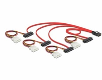 Delock Cavo (83059) mini SAS SFF-8087 | 4 x SAS SFF-8482 + power 0.5m. | 83059