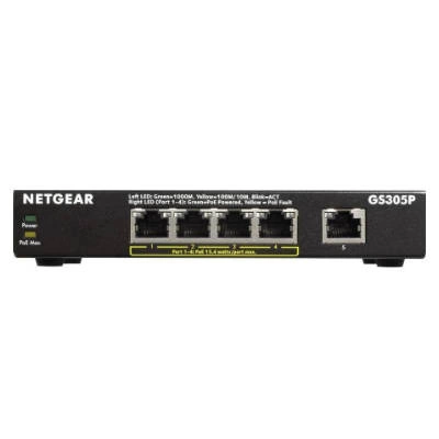 Switch Netgear GS305P-100PES | 128 kB | 10 Gb/s | 5x Ethernet Port