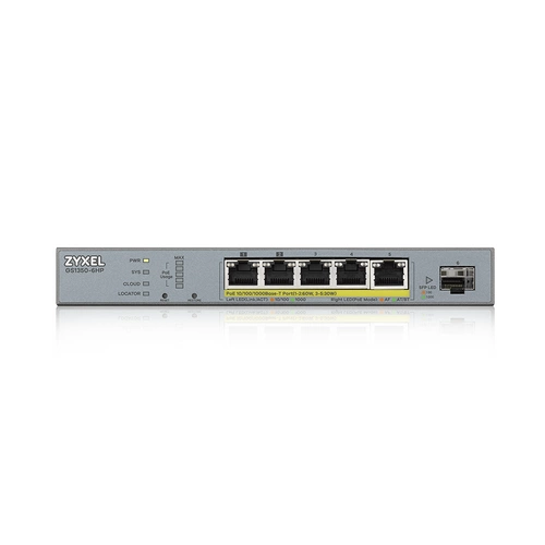 Interruttore Zyxel GS1350-6HP-EU0101F 5x 1Gb 1x SFP 60W PoE+ / PoE++