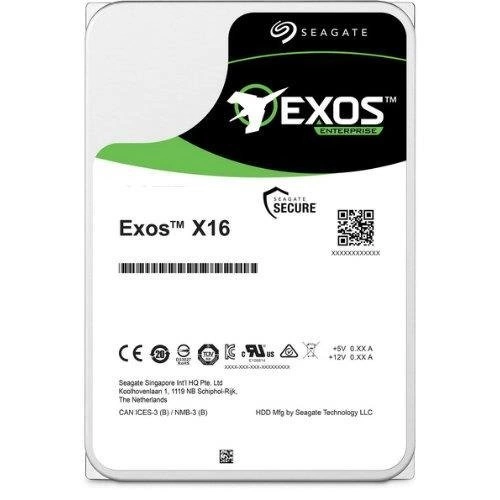 Disco rigido Seagate Exos X16 3.5'' HDD 12TB 7200RPM SATA 6Gb/s 256MB | ST12000NM001G