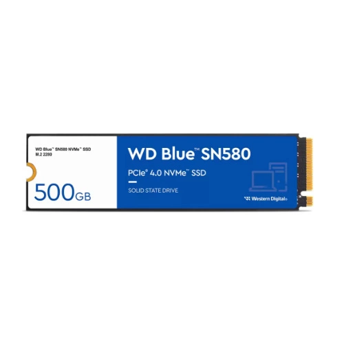SSD disco Western Digital WD Blue SN580 500GB M.2 2280 NVMe PCIe TLC | WDS500G3B0E
