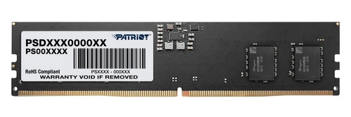 Memoria RAM 1x 32 GB Patriot NON-ECC UNBUFFERED DDR5 4800MHz PC5-38400 UDIMM | PSD532G48002