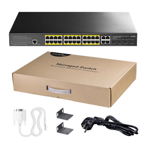 Interruttore Cudy GS2028PS4-400W 24x 1Gb 4x RJ-45/SFP 400 W PoE+