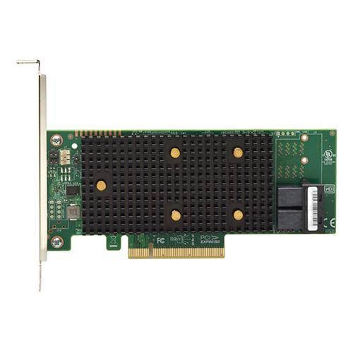 HBA BROADCOM 05-50008-01 2 Mini-SAS SFF8643 SAS/SATA/NVMe 12Gb/s nuovo 3 anni