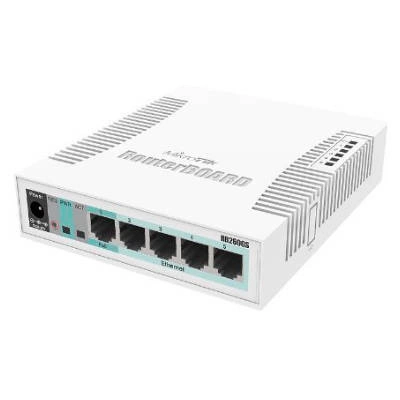 Switch Mikrotik CSS106-5G-1S 5x 10/100/1000 RB260GS