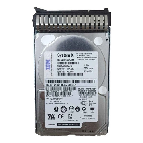 Disco rigido dedicato a Lenovo server 2.5'' capacità 300GB 15000RPM HDD SAS 00Y2428-RFB | REFURBISHED