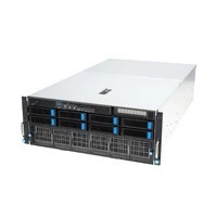 Piattaforma server ASUS 4U ESC8000A-E12-SKU3/10G/3kW(2+2)/1PCIe/2NVMe/OCP 90SF02H3-M000P0 AMD x 2 DDR5 x 24 9 x 2.5" SATA/NVME PSU 2+2