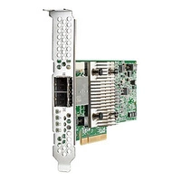HBA HPE 726911-B21 2 mini-SAS HD SAS/SATA 12Gb/s nuovo 1 anno