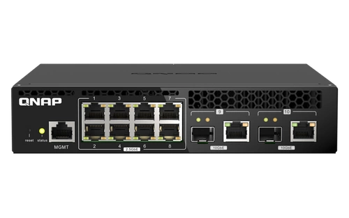 Interruttore QNAP QSW-M2108R-2C 8x 2.5Gb 2x RJ-45/SFP+