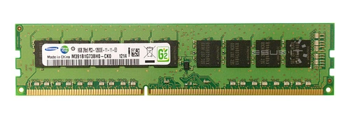 Memoria RAM 1x 8GB Samsung ECC UNBUFFERED DDR3 2Rx8 1600MHz PC3-12800 UDIMM | M391B1G73BH0-CK0
