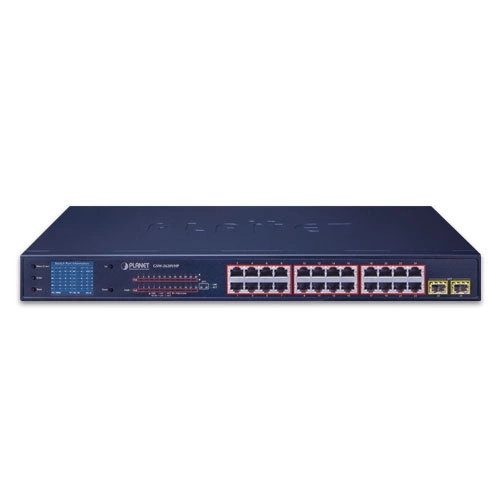 Interruttore Planet GSW-2620VHP 24x 1Gb 2x SFP 300 W PoE+