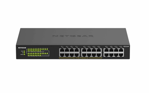 Interruttore Netgear GS324P-100EUS 24x 1Gb 190 W PoE+
