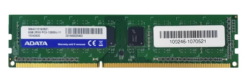 Memoria RAM 1x 8GB ADATA NON-ECC UNBUFFERED DDR3 1600MHz PC3-12800 UDIMM | MI64C1D1629Z1