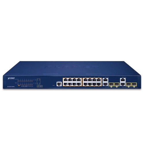 Interruttore Planet GS-4210-16P4C 16x 1Gb 4x RJ-45/SFP 240 W PoE+