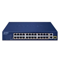 Interruttore Planet FGSD-2621P 8x 100Mb 2x RJ-45/SFP 120 W PoE+