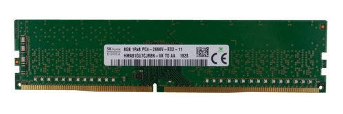 Memoria RAM 1x 8GB Hynix ECC UNBUFFERED DDR4 1Rx8 2666MHz PC4-21300 UDIMM | HMA81GU7CJR8N-VK