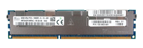 Memoria RAM 1x 32GB Hynix ECC REGISTERED DDR3 1333MHz PC3-10600 RDIMM | HMT84GR7AMR4C-H9
