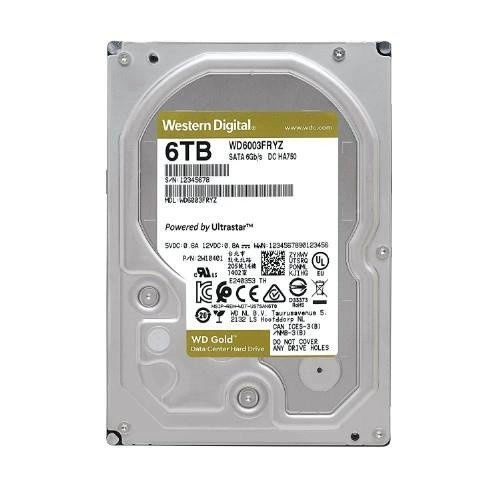 Disco rigido Western Digital GOLD 3.5'' HDD 6TB 7200RPM SATA 6Gb/s 256MB | WD6004FRYZ