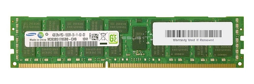 Memoria RAM 1x 4GB Samsung ECC REGISTERED DDR3 1333MHz PC3-10600 RDIMM | M393B5170GB0-YH9