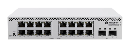 Switch Mikrotik CSS318-16G-2S+IN 16x 100/1000 2x SFP+