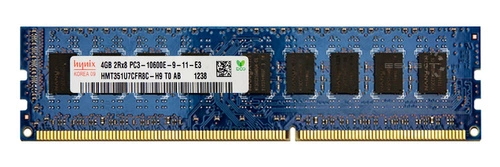 Memoria RAM 1x 4GB Hynix ECC UNBUFFERED DDR3 1333MHz PC3-10600 UDIMM | HMT351U7CFR8C-H9