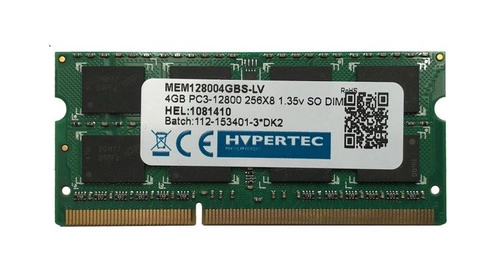 Memoria RAM 1x 4GB HYPERTEC SO-DIMM DDR3 1600MHz PC3-12800 | MEM128004GBS-LV