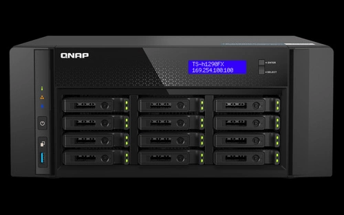 Server NAS QNAP TS-h1290FX-7232P-64G 13x SSD SATA, U.2 NVMe 64GB RAM