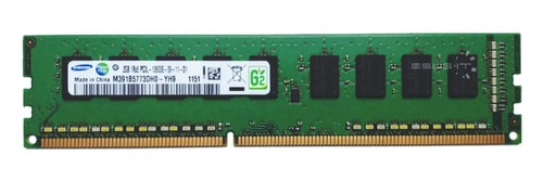 Memoria RAM 1x 2GB Samsung ECC UNBUFFERED DDR3 1333MHz PC3-10600 UDIMM | M391B5773DH0-YH9