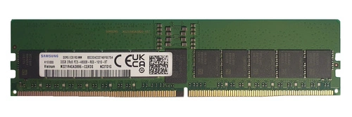 Memoria RAM 1x 32 GB Samsung ECC REGISTERED DDR5 2Rx8 4800MHz PC5-38400 RDIMM | M321R4GA3BB6-CQK