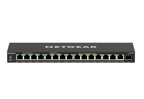Interruttore Netgear GS316EP-100PES 15x 1Gb 1 SFP 180 W PoE+