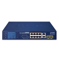 Interruttore Planet FGSD-1022VHP 8x 100Mb 2x RJ-45/SFP 120 W PoE+