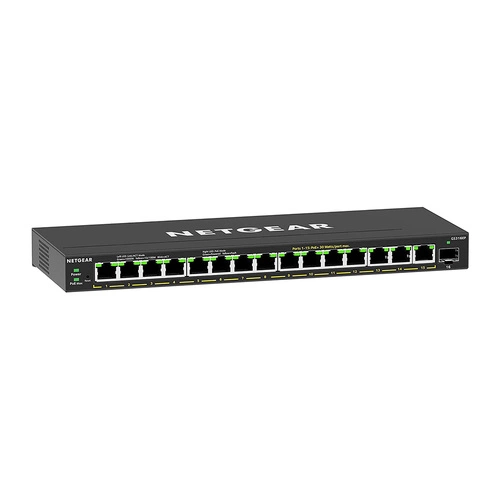 Interruttore Netgear GS316EP-100PES 15x 1Gb 1 SFP 180 W PoE+