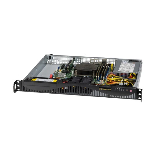 Piattaforma server Supermicro 1U 510T-M SYS-510T-M Intel x 1 DDR4 x 4 4 x 3.5" SATA PSU 1