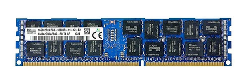 Memoria RAM 1x 16GB Hynix ECC REGISTERED DDR3 2Rx4 1600MHz PC3-12800 RDIMM | HMT42GR7AFR4C-PB